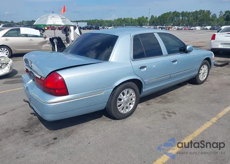 2004 Mercury Grand Marquis Gs from USA, damaged, VIN 2MEFM74W54X669103